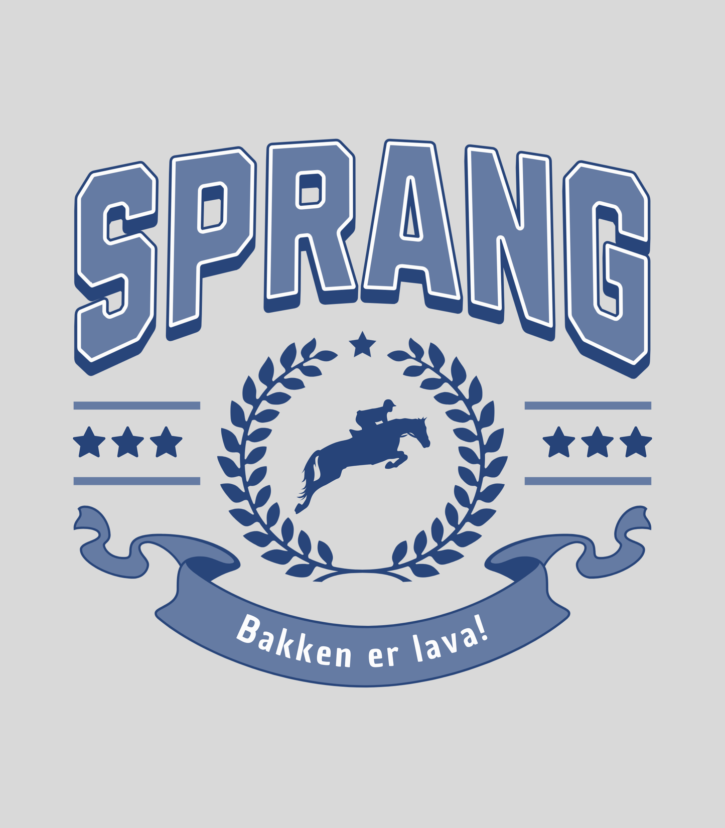 Print hestegenser, genser sprangriding, spranggenser, sprang